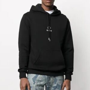 Études Studio Embroidered logo cotton pullover unisex hoodie